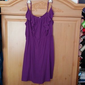 Purple dress with straps